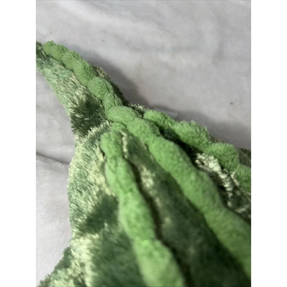 Vintage Aurora Green Alligator Plush Stuff Animal Collectible Retro Toy Kids 90s